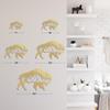 SIGNLEADER Metal Wall Art Decor Bison Mountain Landscape Cutout Modern Abstract Wall Sculpture Hangings Home Decoration for Living Room, Bedroom, Bathroom, Kitchen, Outdoor - 30" Gold view 4
