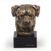 Art-Dog Dog Marble Statue - Unique Edition ArtDog Collection - Handmade Cold Cast Bronze Sculpture for Dog Lovers Indoor Dog Figurine  Statue Rottweiler view 1