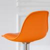 Adjustable Bar Stools,PU Leather Swivel Counter Height Modern Island Barstool with Back for Kitchen Counter Chairs (Color : White, Size : 1pcs) view 4