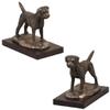 Art-Dog Dog Wooden Base Statue - Unique Edition ArtDog Collection - Handmade Dog Sculpture for Dog Lovers - Handmade Sculpture Indoor Dog Figurine  Statue Border Terrier view 1