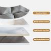 OBONG Thick Milk Velvet Mattress Topper Queen Size Winter Warmth Soft Bed Mattresses Pad 4 Anchor Elastic Bands Breathable Quilted Japanese Futon Mattress (Color : Gray, Size : Twin-90 * 200cm) view 3