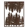 SIGNLEADER Metal Wall Art Decor Forest Reflections Wilderness Scene Abstract Wall Sculpture Hangings Home Decoration for Living Room, Bedroom, Bathroom, Kitchen, Outdoor - 24" Bronze view 2