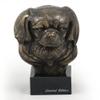 Art-Dog Dog Marble Statue - Unique Edition ArtDog Collection - Handmade Cold Cast Bronze Sculpture for Dog Lovers Indoor Dog Figurine  Statue Tibetian Spaniel view 3