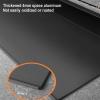 EMYJAY Floating Wall Shelves, Aluminum Alloy Floating Wall Shelves Wall Mounted Light-Emitting Shelves with LED Warm Light and Transformer (Color : Black, Size : 120x20x6.8cm) view 4