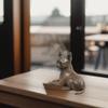 Art-Dog Dog Wooden Base Statue - Unique Edition ArtDog Collection - Handmade Dog Sculpture for Dog Lovers - Handmade Sculpture Indoor Dog Figurine  Statue Chihuahua view 2