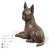Art-Dog Dog Wooden Base Statue - Unique Edition ArtDog Collection - Handmade Dog Sculpture for Dog Lovers - Handmade Sculpture Indoor Dog Figurine  Statue Chihuahua view 3