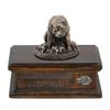 Art-Dog Dog Wooden Base Statue - Unique Edition ArtDog Collection - Handmade Dog Sculpture for Dog Lovers - Handmade Sculpture Indoor Dog Figurine  Statue English Staffordshire Terrier II view 1