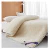 OBONG Wool Pillow Top Mattress Topper Queen Soft Sherpa Mattress Pad Bed Breathable Fluffy Down Alternative Twin Full King Quilted Fitted Futon Mattresses (Color : White, Size : Twin-90 * 200cm) view 1
