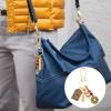 GALPADA Chinese Feng Shui Keychains Brass Wu Keychain with Feng Shui Coins Buddha Statue Good Luck Backpack Charms for Wealth Fortune Health Longevity and Success () view 4