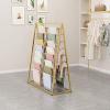 Craft Room Organiser Display Display Stand Hijab Organizer Scarf Holder Rack Hijab Display Hanger, Closet Racks for Hanging Clothes, Metal Floor Standing Pants Hanger 60cm/80cm/100cm/120cm Wide ( Colo view 2