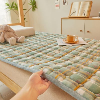KNVSS Futon Mattress Japanese, 35.43x78.74in Portable Mattress Double Single Tatami Mat Sleeping Bed Pad, 2cm Thick Roll Up Floor Mattress, Foldable Sleeping Mats for Adults Shikibuton