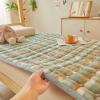 KNVSS Futon Mattress Japanese, 35.43x78.74in Portable Mattress Double Single Tatami Mat Sleeping Bed Pad, 2cm Thick Roll Up Floor Mattress, Foldable Sleeping Mats for Adults Shikibuton view 1