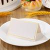 HOLIDYOYO Banquet Table Place Cards 120pcs Wedding Table Signs Name Cards for Wedding Reception Easy Stand view 2