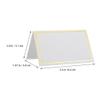 HOLIDYOYO Banquet Table Place Cards 120pcs Wedding Table Signs Name Cards for Wedding Reception Easy Stand view 3