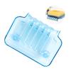 ABOOFAN Waterfall Drainer Soap Dish Self-draining Soap Holder Suction Cup for Shower Dish Plastic view 1