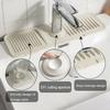 Tidy Splash Faucet Guard & Draining Mat, Splendiday Silicone Draining Mat, Kitchen Sink Faucet Mat Splash Guard, Silicone Draining Pad, Silicone Draining Mat for Kitchen Sink (Extra Large,Yellow) view 3