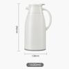 1.6L Large Capacity Thermal Insulation Pot Portable Heat Kettle Coffee Tea Vacuum Flasks Glass Liner Bottle (Color : Black-JoJo's Bizarre Adventure1) view 4