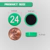 1-100 Magnetic Numbers, Magnets with Number for Dry Erase Boards, Round Number Refrigerator Magnets for Whiteboard in Home and Office (0.8" Diameter, Green) view 2