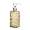 ABOOFAN Pineapple Grain Glass Pump Bottle Refillable Lotion Container Stainless Steel Nozzle for Shampoo and Conditioner for Home and Travel Use view 1