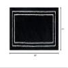 Mohawk Home Corona Casual Geometric Black 1' 5" X 2' Machine Washable Bath Mat Perfect for Bathroom view 2