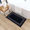 Mohawk Home Corona Casual Geometric Black 1' 5" X 2' Machine Washable Bath Mat Perfect for Bathroom view 3