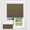 UrMoon No Tools No Drill Cordless Cellular Shades for Windows Tension Honeycomb Window Shades Blinds for Indoor Windows, Easy to Install, Blackout Brown, 27" W x 48" H view 1