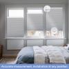 UrMoon No Tools No Drill Cordless Cellular Shades for Windows Tension Honeycomb Window Shades Blinds for Indoor Windows, Easy to Install, Blackout Brown, 27" W x 48" H view 2