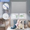 UrMoon No Tools No Drill Cordless Cellular Shades for Windows Tension Honeycomb Window Shades Blinds for Indoor Windows, Easy to Install, Blackout Brown, 27" W x 48" H view 4
