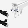 CuKYi Curtain Rail Track Sliding Room Divider Curtain Track System,Heavy Wall Mount Curtain Track Outdoor Ceiling Track Kit, with Stainless Steel Silent Rollers, Rugged Waterproof Mute Smooth (Color view 1