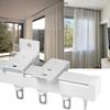 CuKYi Curtain Rail Track Sliding Room Divider Curtain Track System,Heavy Wall Mount Curtain Track Outdoor Ceiling Track Kit, with Stainless Steel Silent Rollers, Rugged Waterproof Mute Smooth (Color view 2