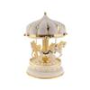 Carousel Music Box, Carousel Music Box Color Change LED Light Luminous Rotating 3-Horse Carousel Horse Music Box Kids Girls Baby (Color : Pink) (White) view 1