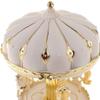 Carousel Music Box, Carousel Music Box Color Change LED Light Luminous Rotating 3-Horse Carousel Horse Music Box Kids Girls Baby (Color : Pink) (White) view 3