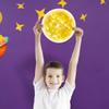 Glow in The Dark Sun for Ceiling, Luminous Planet Wall Sticker, Kids Bedroom Wall Decal, Sticky Fluorescence Sun, Gift for Boys and Girls (Green) view 3