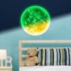 Glow in The Dark Sun for Ceiling, Luminous Planet Wall Sticker, Kids Bedroom Wall Decal, Sticky Fluorescence Sun, Gift for Boys and Girls (Green) view 4