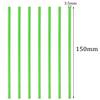 PPhtony 50Pcs Candy Paper Sticks Candy Making Treat Stick for Christmas Birthday Party Cake Pop Cupcake Topper Rainbow Candy Cookie Dessert Chocolate Sucker (Light Green, 3.5x150mm) view 2