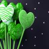 PPhtony 50Pcs Candy Paper Sticks Candy Making Treat Stick for Christmas Birthday Party Cake Pop Cupcake Topper Rainbow Candy Cookie Dessert Chocolate Sucker (Light Green, 3.5x150mm) view 4