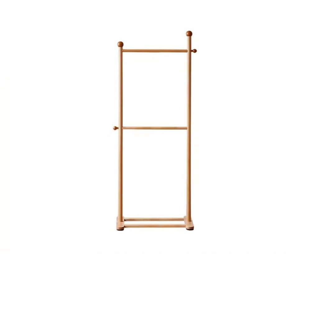 BABETT Coat Rack Freestanding Hall Tree Stand Wooden Coat Rack Bedroom Simple Clothes Rack Floor-Standing Vertical Clothes Storage Rack Coat Tree Standing Coat Rack (Size : B:70 * 40 * 177cm)