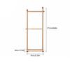 BABETT Coat Rack Freestanding Hall Tree Stand Wooden Coat Rack Bedroom Simple Clothes Rack Floor-Standing Vertical Clothes Storage Rack Coat Tree Standing Coat Rack (Size : B:70 * 40 * 177cm) view 2