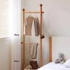 BABETT Coat Rack Freestanding Hall Tree Stand Wooden Coat Rack Bedroom Simple Clothes Rack Floor-Standing Vertical Clothes Storage Rack Coat Tree Standing Coat Rack (Size : B:70 * 40 * 177cm) view 4