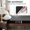Full Mattress Protector Waterproof, Breathable Noiseless Bed Cover with Deep Pocket 6"-18", Machine Washable Mattress Cover Full for Bedroom, College Dorm, Hotel (Black, 54'' X 76'') view 2