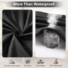 Full Mattress Protector Waterproof, Breathable Noiseless Bed Cover with Deep Pocket 6"-18", Machine Washable Mattress Cover Full for Bedroom, College Dorm, Hotel (Black, 54'' X 76'') view 3
