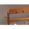 Coat Rack Freestanding Hall Tree Stand Creative Coat Rack Floor-to-ceiling Bedroom with Double-layer Drawer Shelf Living Room Shoe Changing Stool Coat Tree Standing Coat Rack ( Size : 80*38*170cm ) view 3