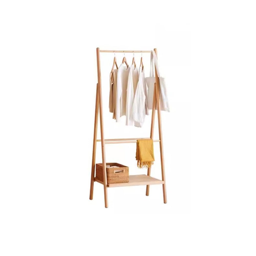 BABETT Coat Rack Freestanding Hall Tree Stand Living Room Study Coat Rack Nordic Wooden Storage Rack Modern Minimalist Bedroom Coat Rack Coat Tree Standing Coat Rack