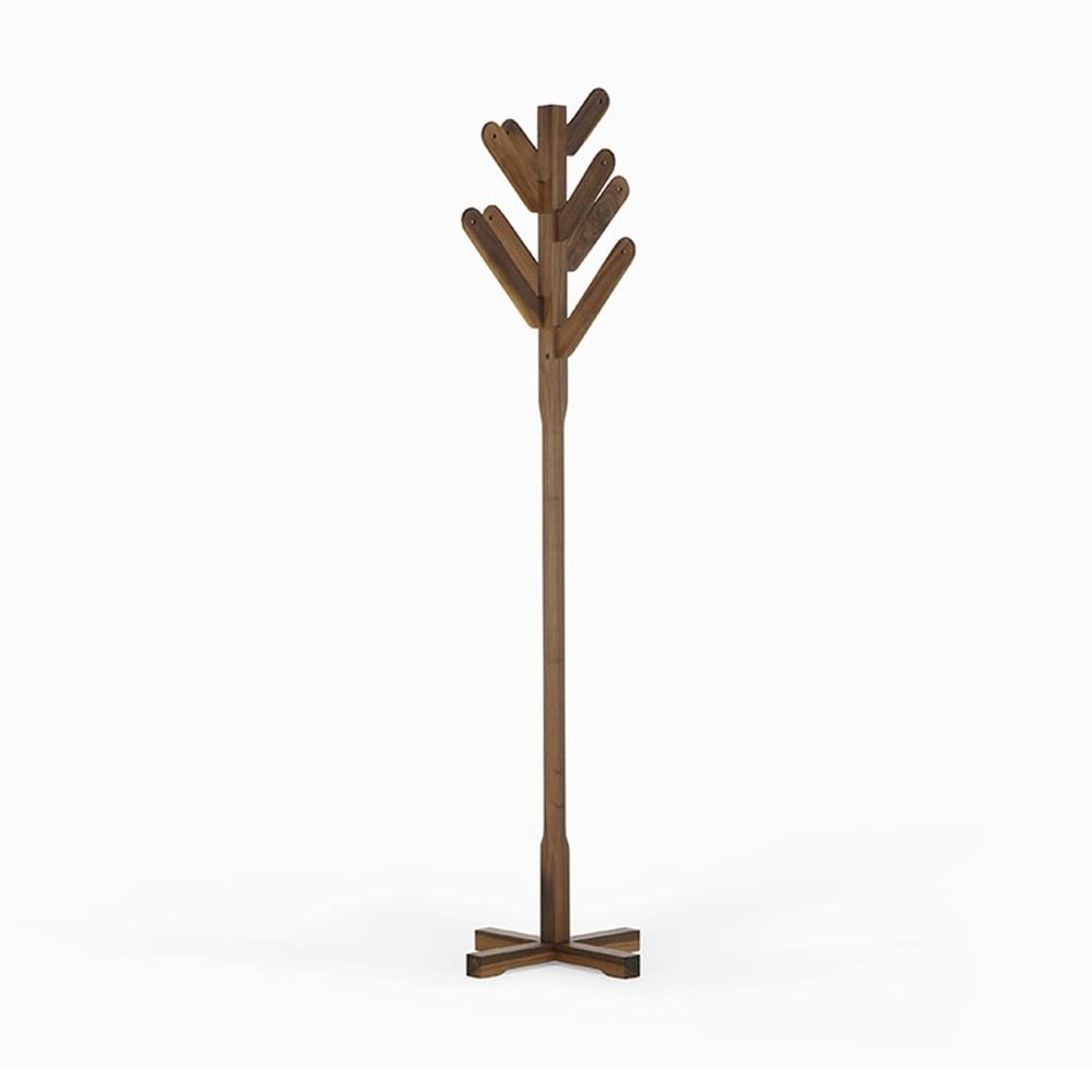 Coat Rack Freestanding Hall Tree Stand Nordic-style Home Floor-standing Clothes Hanger Simple Creative Tree-shaped Coat Rack Indoor Vertical Clothes Rack Coat Tree Standing Coat Rack ( Color : B , Siz