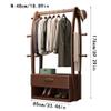 BABETT Coat Rack Freestanding Hall Tree Stand Creative Coat Rack Floor Bedroom with Drawers Living Room Hanging Clothes Multifunctional Storage Shoe Rack Coat Tree Standing Coat Rack view 2