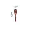 GLigeT Tablespoons Wooden Long Handle Spoon Household Soup Spoon Multi-model Color Handmade Spoon Serving Spoon (Color : 09), Dingzhebo2022 view 2