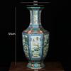 Blue Porcelain Large Flower Vase, China Ceramic Vases for Flowers,Home Decorations for Living Room China vases Animal Ceramic vase China Ceramic Decor Chinese Ceramic vase Blue and White vase Blue an view 3