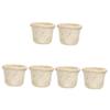 STOBOK 6pcs Woven Trash Baskets Stylish Household Waste Buckets for Office Home Decor Lightweight Seagrass Design Convenient Stackable Elegant Storage view 1