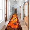 3D Optical Illusion Flame Runner, 3.3x10ft Abstract Lava Long Kitchen Rug, Retro Rock Cracks Print for Entryway, Bedroom, Laundry Room view 3