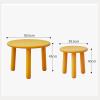 SJIOUEOT Sofa Side Table, Living Room Simple PE Nesting Table/Round Coffee Table, Bedroom Bedside Table, Kindergarten/Children's Playg Table (Color : I) view 2